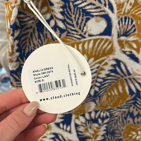 NWT STAUD Analia Knit Dress Size Small - Picture 3 of 5